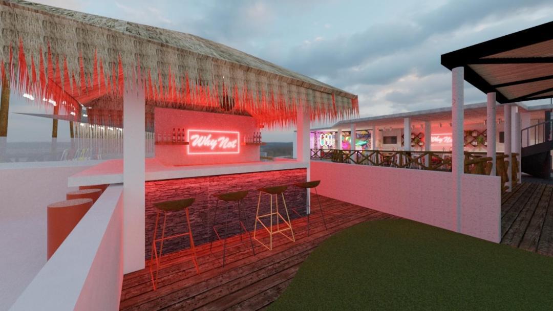 Why Not Rooftop Party Hostel 普拉亚卡门 外观 照片